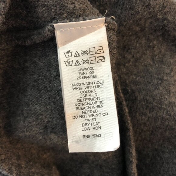 Tahari Womens Gray Wool Blend A-Line Skirt Size M - Picture 4 of 4